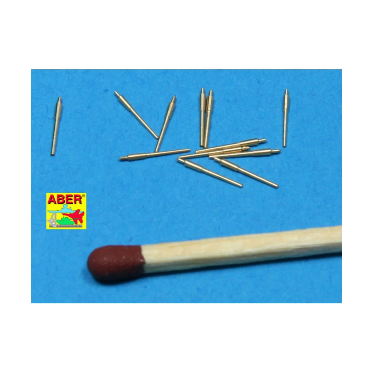 12 pcs 150 mm barrels for Bismarck - Aber Models RE-700 L15