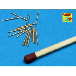 16 pcs 105 mm in C/37 mount for German, 1/700 - Aber Models RE-700 L17