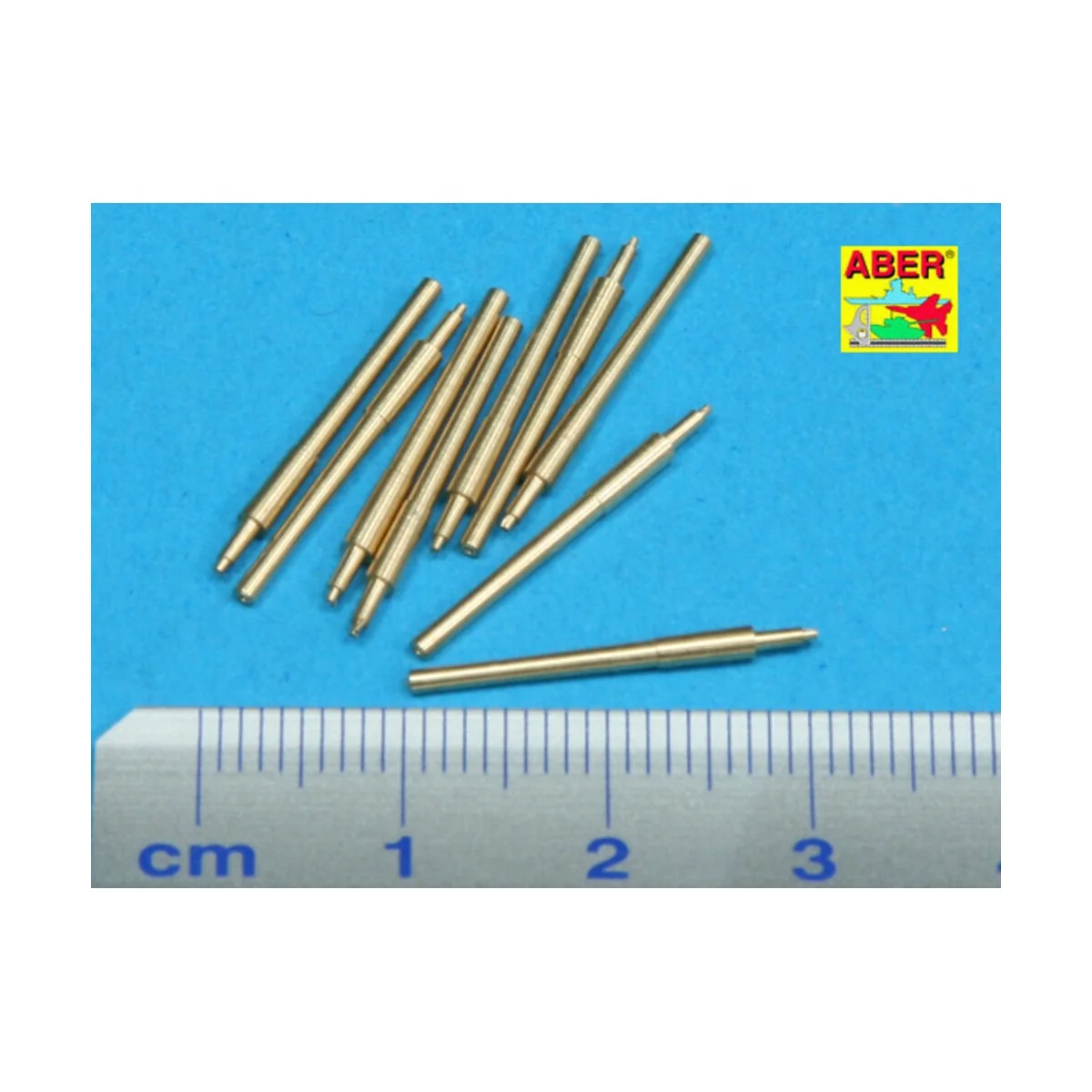 9 pcs 406 mm barrels for Nelson, Rodney, 1/700 - Aber Models RE-700...