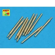 9 pcs 406 mm barrels for Nelson, Rodney, 1/700 - Aber Models RE-700...
