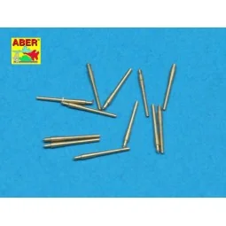 12 pcs 152 mm barrels for Nelson, Rodney, 1/700 - Aber Models RE-70...