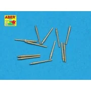 12 pcs 152 mm barrels for Nelson, Rodney, 1/700 - Aber Models RE-70... 12 pcs 152 mm barrels for Nelson, Rodney, 1/700 - Aber Models RE-70...