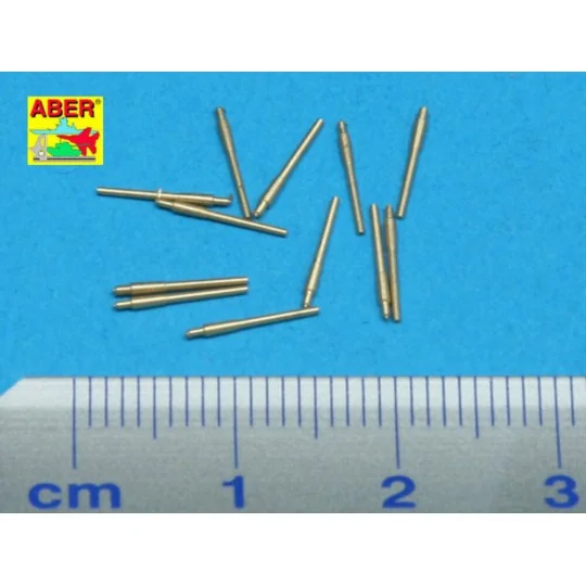 12 pcs 152 mm barrels for Nelson, Rodney, 1/700 - Aber Models RE-70... 12 pcs 152 mm barrels for Nelson, Rodney, 1/700 - Aber Models RE-70...