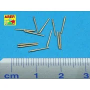 12 pcs 152 mm barrels for Nelson, Rodney, 1/700 - Aber Models RE-70... 12 pcs 152 mm barrels for Nelson, Rodney, 1/700 - Aber Models RE-70...