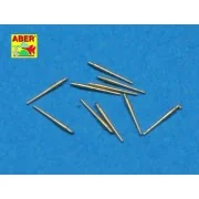 10 pcs 120 mm barrels for Royal Navy - Aber Models RE-700 L20