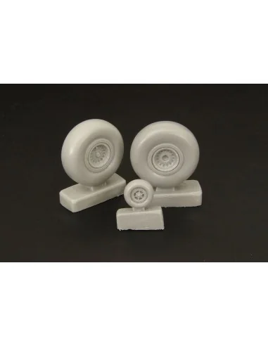 B17G wheel set, 1/72 - Brengun BRL72021