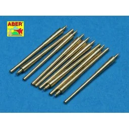 10 pcs 356 mm barrels Navy King George V, 1/700 - Aber Models RE-70...