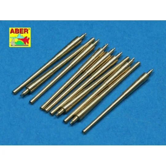 10 pcs 356 mm barrels Navy King George V - Aber Models RE-700 L22
