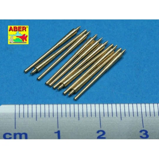 10 pcs 356 mm barrels Navy King George V - Aber Models RE-700 L22
