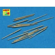 16 pcs 133mm barrels for King George V, 1/700 - Aber Models RE-700 L23