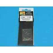 Set of 9 pcs 203 mm barrels for San Francisco type, 1/700 - Aber Mo...