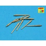 Set of 9 pcs 203 mm barrels for San Francisco type, 1/700 - Aber Mo...