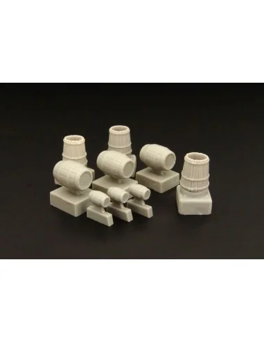 Wooden barrels and buckets, 1/72 - Brengun BRL72082