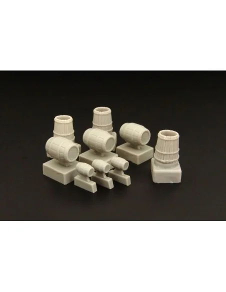 [NO_DESC] Wooden barrels and buckets, 1/72 - Brengun BRL72082