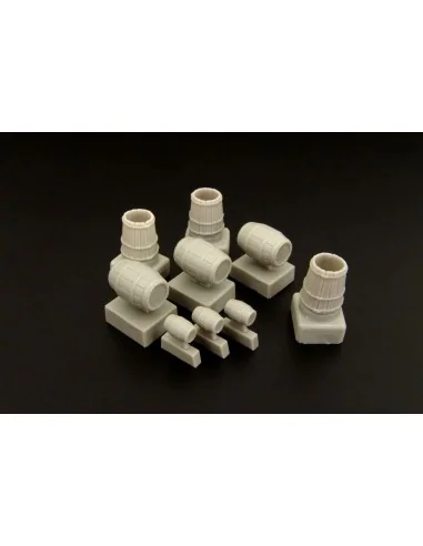 [NO_DESC] Wooden barrels and buckets, 1/72 - Brengun BRL72082
