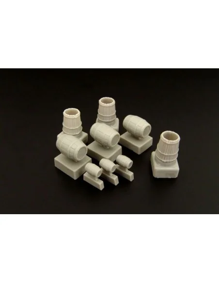 Wooden barrels and buckets, 1/72 - Brengun BRL72082