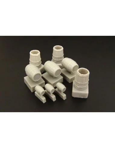 Wooden barrels and buckets, 1/72 - Brengun BRL72082