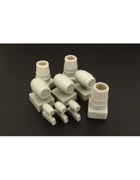 [NO_DESC] Wooden barrels and buckets, 1/72 - Brengun BRL72082