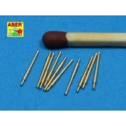 10 pcs 203 mm barrels for Atago, 1/700 - Aber Models RE-700 L27