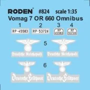 Vomag 7 OR 660 Omnibus, 1/35 - Roden 824