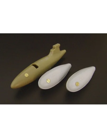 U S drop tanks caps, 1/72 - Brengun BRL72112