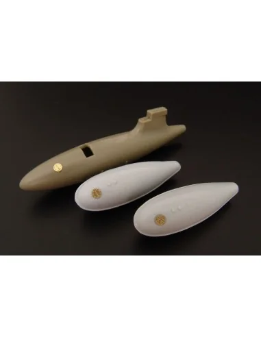 U S drop tanks caps, 1/72 - Brengun BRL72112