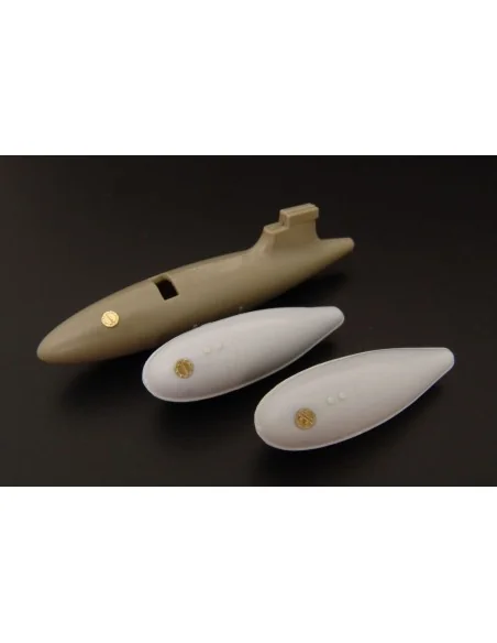 U S drop tanks caps, 1/72 - Brengun BRL72112