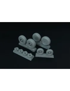 C-130 wheel set (with disc brakes) (Italeri), 1/72 - Brengun BRL72147