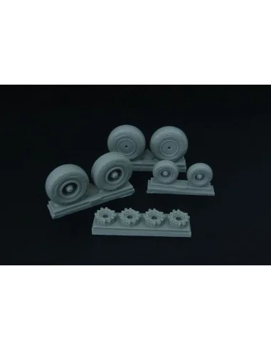 C-130 wheel set (with disc brakes) (Italeri), 1/72 - Brengun BRL72147