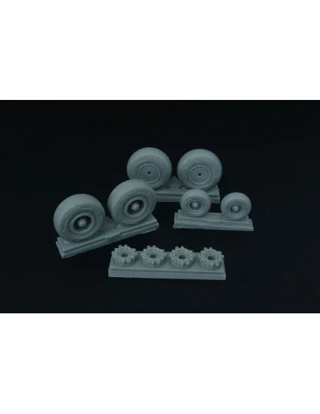 C-130 wheel set (with disc brakes) (Italeri), 1/72 - Brengun BRL72147