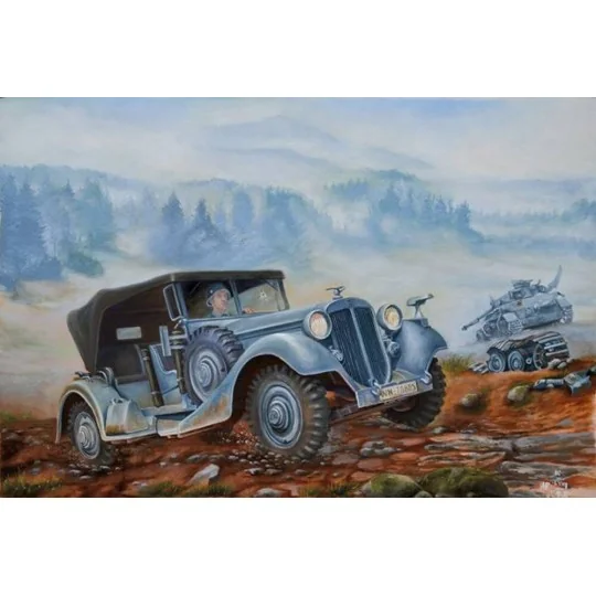 Horch V8 Type 830R, 1/35 - Roden 825 Horch V8 Type 830R, 1/35 - Roden 825