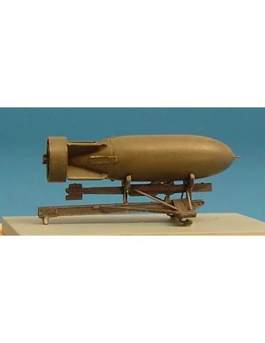 Bomb rack for Spitfire - british 500lb bomb, 1/48 - Brengun BRL48004
