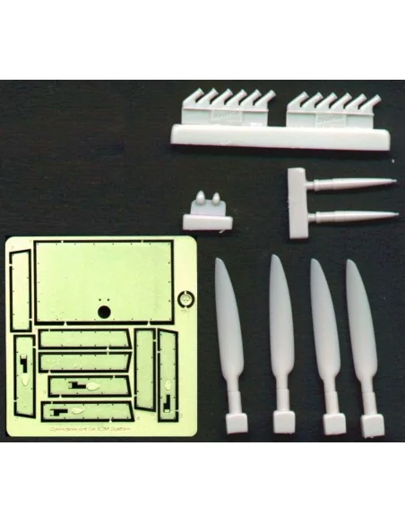 Correction set for ICM Spitfire, 1/48 - Brengun BRL48005
