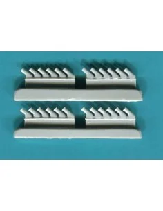 Exhaust for Spitfire late version, 1/48 - Brengun BRL48008
