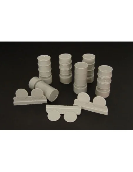 Fuel drums ( 3 types), 1/48 - Brengun BRL48020