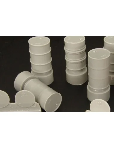 Fuel drums ( 3 types), 1/48 - Brengun BRL48020
