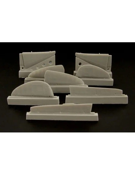 MiG 3 control surfaces (ICM and ALANGER kit), 1/48 - Brengun BRL48027