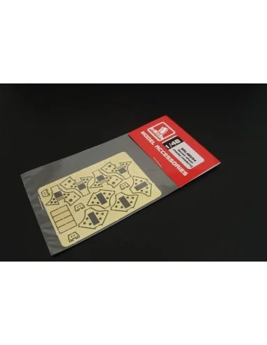 Soviet wheel chocks, 1/48 - Brengun BRL48034