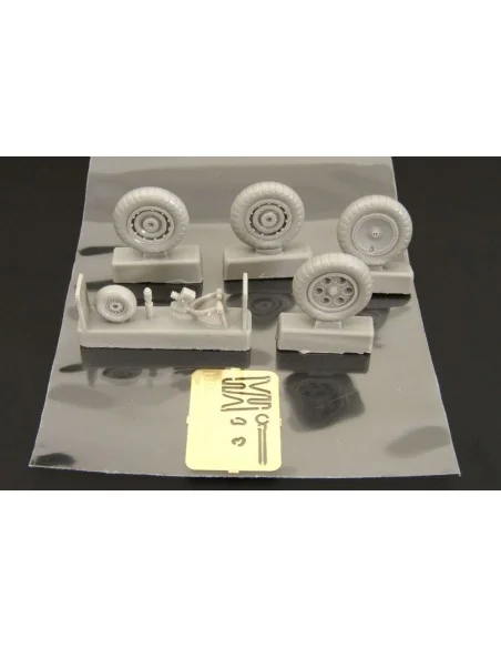 Wheels for Fw190 EARLY -LATE, 1/48 - Brengun BRL48037