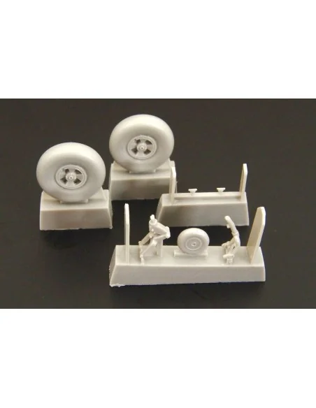 Huricane wheel set, 1/48 - Brengun BRL48039