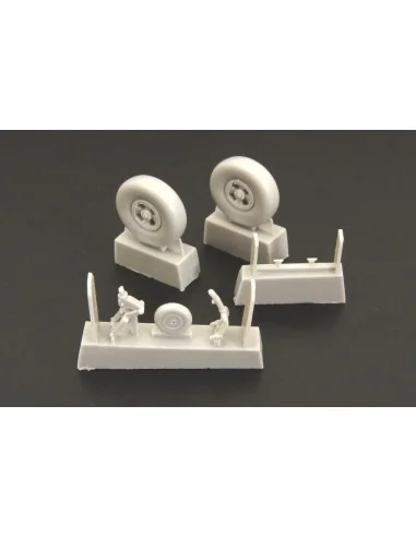 Huricane wheel set, 1/48 - Brengun BRL48039