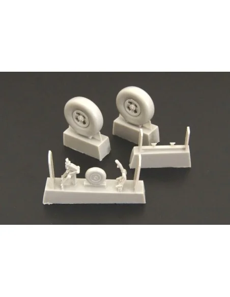 [NO_DESC] Huricane wheel set, 1/48 - Brengun BRL48039