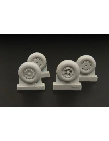 Wheels for F Barracuda Mk II (two types), 1/48 - Brengun BRL48041