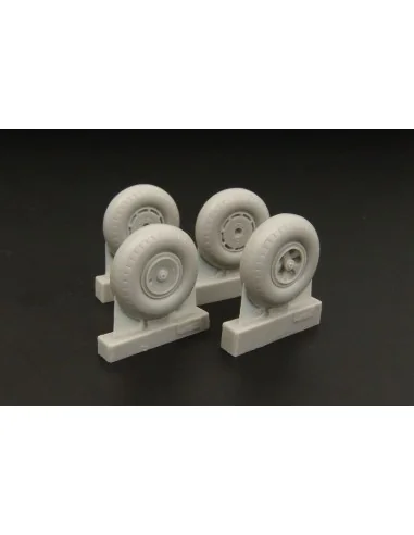 Wheels for F Barracuda Mk II (two types), 1/48 - Brengun BRL48041
