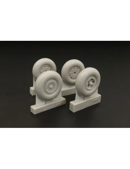 Wheels for F Barracuda Mk II (two types), 1/48 - Brengun BRL48041