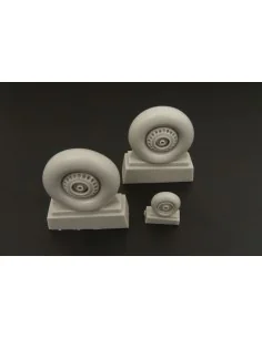 Wellington wheel set for (TRUMPETER), 1/48 - Brengun BRL48043