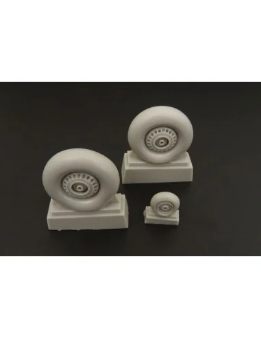 Wellington wheel set for (TRUMPETER), 1/48 - Brengun BRL48043