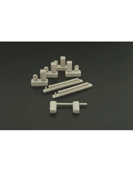 US Navy wheel chocks (modern), 1/48 - Brengun BRL48063