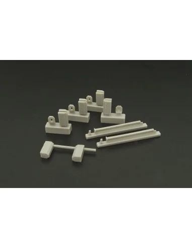 US Navy wheel chocks (modern), 1/48 - Brengun BRL48063