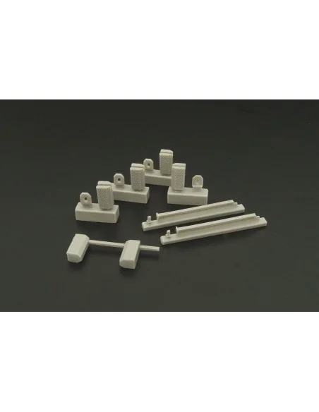 [NO_DESC] US Navy wheel chocks (modern), 1/48 - Brengun BRL48063